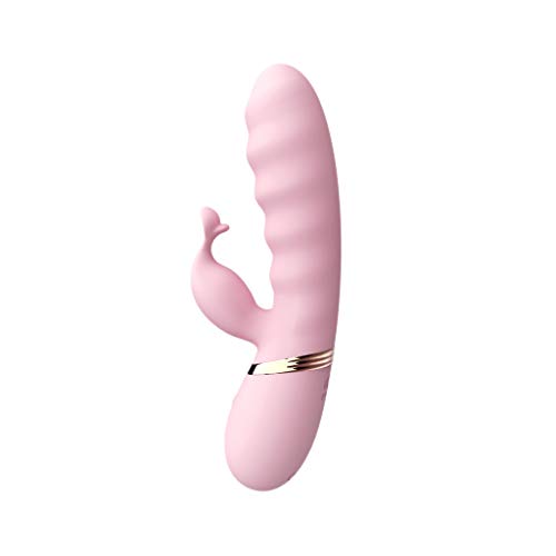 G Spot Rabbit Vibrator - Vagina Clitoris Stimulation Dildo Massager - Adult Sex Vibrating Massage Toy for Women and Couple - Pink