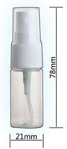 VASANA 12PCS 10ml Empty Small Spray Bottle Green Plastic Fine Mist Spray Bottle Sprayer for Travel Cleaning Water Essential Oils Perfumes and More - Image 4