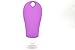 LUOYIMAN Compact Small Travel Bottles Set Silica Gel Light and Soft (Colorful)
