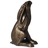 Frith Sculpture Hilda Hare By Paul Jenkins In Cold Cast Bronze - S135