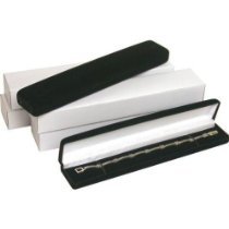 6 black bracelet watch gift boxes jewelry display box