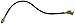 Dorman H381164 Rear Center Brake Hydraulic Hose Compatible with Select Ford Models