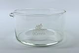 SEOH Crystallizing Dish with Spout Borosilicate Glass OD90mm