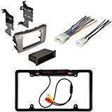 Toyota Camry 2007-2011 Car Stereo Radio CD Player Dash Installation Mounting Kit Mount Trim + Harness + Rearview Camera