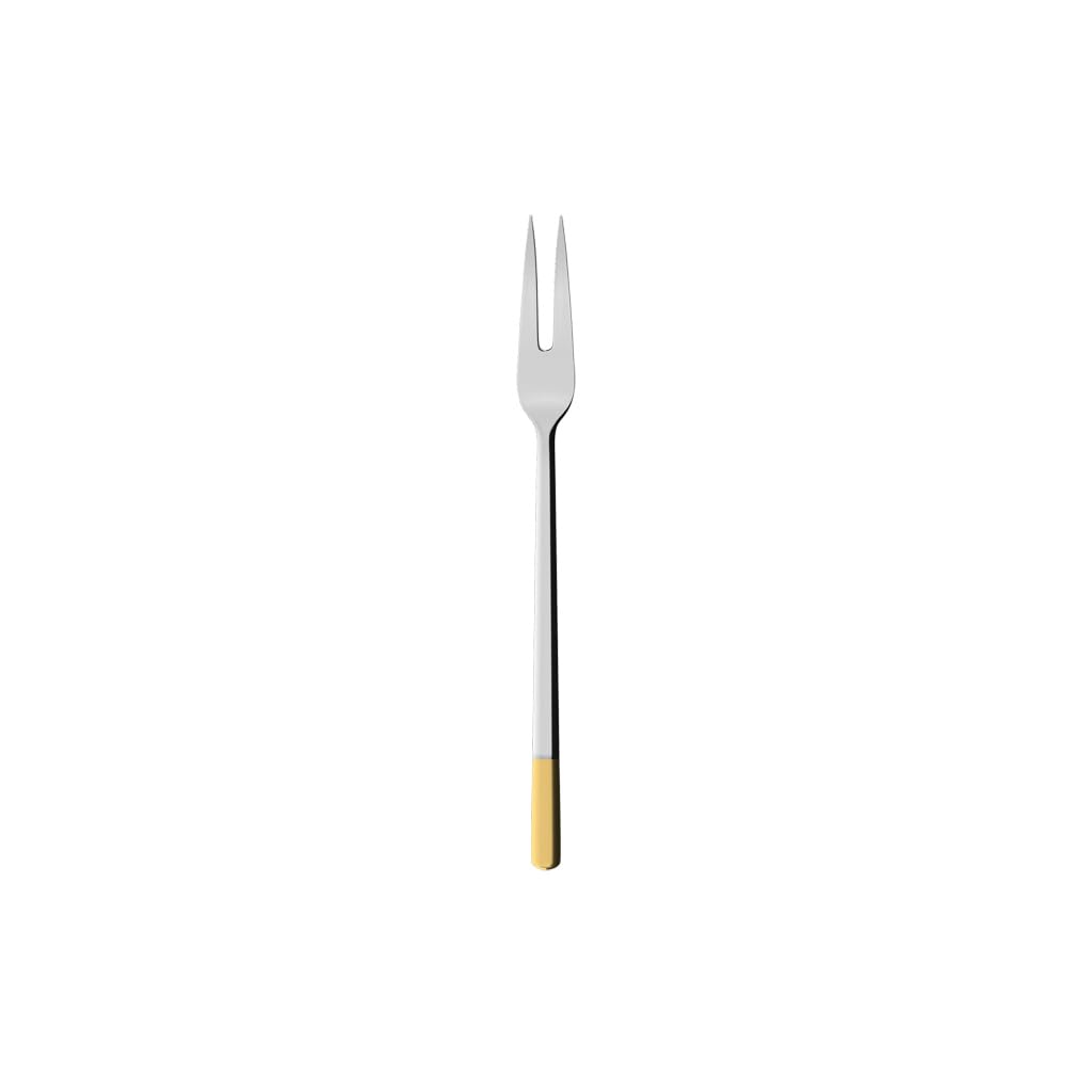 Villeroy & Boch Ella Partially Gold Plated 183 mm Large Cold Meat Fork — image 1