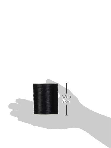 image for DelightBox Black 2mm x 100 yards Rattail Satin Nylon Trim Cord Chinese
