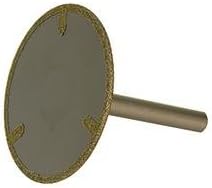 Wheel Diamond 1 inchX1/4 inchX2 inch Mounted Shank 1/8 inch Wra