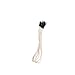 BitFenix Alchemy Multisleeve 4-Pin 30cm PWM Fan Extension Cable - White Sleeve/Black Connector (BFA-MSC-4F30WK-RP)