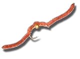BH San Juan Worm - Brown Fly Fishing Fly - Size 12 - 3 Pack