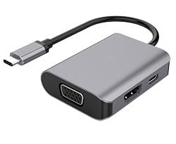 DLH USB-C TO HDMI/VGA/USB-C ADAPTOR interface cards/adapter