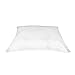 Betty Dain Satin Pillowcase with Zipper, Standard / Queen Size, White (Set of 2)