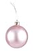 36-Pack Christmas Tree Ornaments - Pink and White Shatterproof Medium Christmas Balls Decoration, Assorted 4-Finish Shiny, Matte, Glitter, Ribbed, Hanging Plastic Bauble Holiday Decor, 2.3 Inches