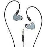Earbuds Wired RevoNext QT2 in Ear Monitor Triple Driver 2DD+1BA Deep Bass Stereo Sound Professional IEM Headphones for Musici