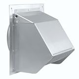 Broan 641 Wall Cap for 6" Round Duct for Range Hoods and Bath Ventilation Fans