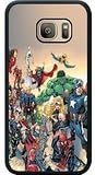 Samsung Galaxy S7 Marvel Comic Book Characters Ios7 Black Shell Phone Case,Fashion Cover