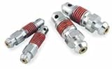 Goodridge Speed Bleeders 3/8-24 Stainless Steel for Harley XL 73-77 2 Pack