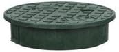 National Diversified Sales D109-GLTG 6" Green Round Valve Box Lid by National Diversified Sales