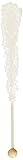 Rock Candy Crystal Sticks Individually Wrapped, Hoosier Hill Farm brand, 12 count (Crystal White)