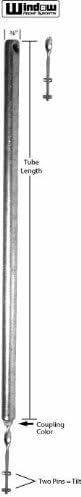 23" Caldwell Series 50 3/8" Spiral Tube Window Balance for Tilt Windows - Yellow Tip