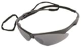 Jackson Safety* V30 Nemesis Safety Glasses, Black Frame, Smoke Lens