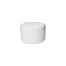 Houseables White Jar Lotion Container, 2 Oz, 59 ML Gram Capacity, 12 pcs, Plastic, BPA Free, w/Removable Inner Liners & Dome Lids for Cosmetic Samples, Cream