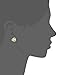 18k Yellow Gold Plated Sterling Silver Diamond Love Knot Stud Earrings (1/10cttw, I-J Color, I2-I3 Clarity)