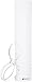 San Jamar Medium Pull-Type Cup Dispenser 4-10 Oz. Cups with Flip Cap for Restaurants, Dining Halls, and Fast Food Plastic, 16 Inches, White
