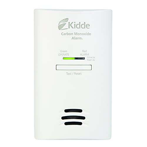 Kidde Carbon Monoxide Detector, Plug In Wall with AA Battery Backup
