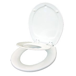 Bemis 1483SLOW Elongated NextStep White SLOW Closing Potty Seat