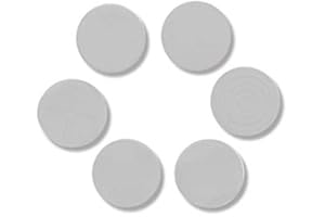 GGZONE 6PC Silicone Thumb Stick Grips Caps Analog Thumbstick Joystick Cap for PS Vita PSV 2000 PSV 1000 (White)