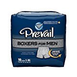 Prevail® Boxers for Men-Size Large/XLarge Waist Size 38