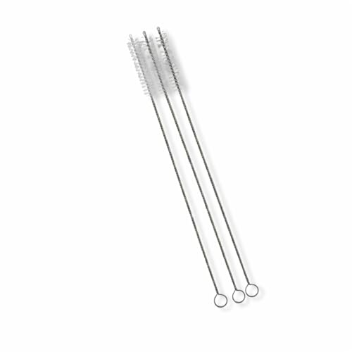 Kit com 3 Escovas de Limpeza para Canudos, Escova de Nylon, Ferramenta de Limpeza Premium, Durável