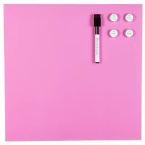 RoomLookz Magnetic Dry Erase Wallboard 14x14 - Pink by RoomlookzTM