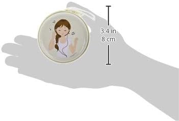 Mopec Girl Music Wallet with Zip diameter 7cm.Pack of 4, Ivory, One Size, 4, Ivory White - Image 4