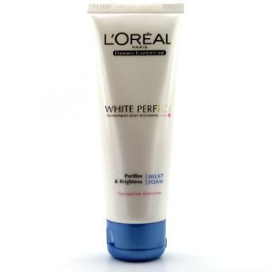 L'oreal White Perfect Transparent Rosy Whitening Milky Foam (100ml)