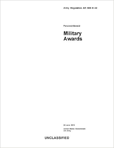 Amazon Com Army Regulation Ar 600 8 22 Military Awards 24 June