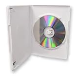 Americopy 100 pcs Standard White DVD Case 14mm