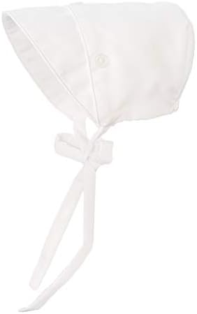 Huggalugs Baby Boys Classic White Bonnet