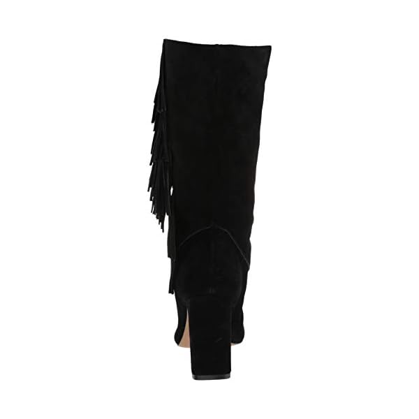 Bottes Vince Camuto Sterla - Taille US 9.5 (Femme) - Suède Taupe, Franges, Semelle Plateforme - Neuf Avec Boîte