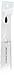 Binchotan Charcoal Toothbrush - Singles, White