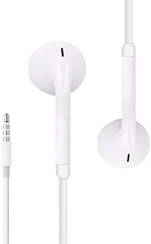 AMZLIFE Headphones Premium 3.5mm Earphones In Ear Earbuds with Microphone Compatible with iPhone Samsung Huawei LG iPod MP3 MP4 MP5