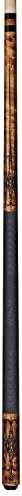 Rawhyde Birds-Eye with Laser-Etched Drops &amp; Diamonds Mz Grip Technology Wrap &amp; Technology Shaft Pool Cue, 18.5 oz
