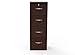 Z-Line Designs 4-Drawer Vertical File Cabinet, Espresso