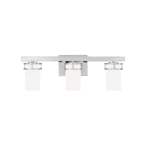 Generation Lighting 3-Light Robie Bath Fixture Wall Lamp Midnight Black 4421603…