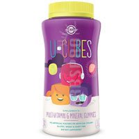 U-Cubes Children's Multi-Vitamin and Mineral Gummies, 120 Gummies (Pack of 3)