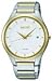 Seiko Men's SNE246 Two-Tone Stainless-Steel Quartz Watch with White Dial