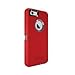 OtterBox Defender iPhone 6/6s Case - Retail Packaging - FIRE Within (Sleet Grey/Scarlet RED)