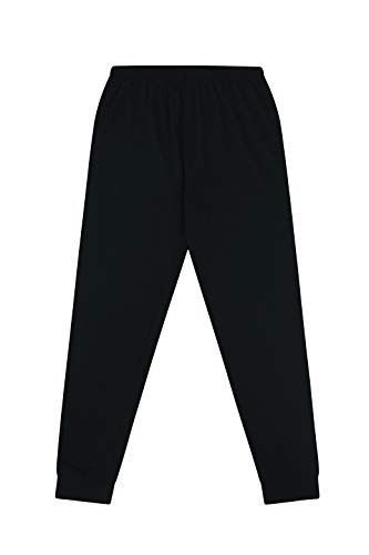 [- Where We Droppin Boys Gaming Black Gold Cotton Long Pyjamas  -]