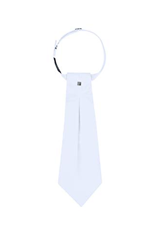 Men's Cravat Tie (White) - Thumbnail 3