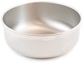 MedegenMedical 87420 Stainless Steel Solution/Sponge Wash Basin, 1-7/8 Quart Capacity, 7-1/2" Height, 3" Width, Pack of 6